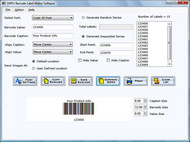 Generate Barcodes screenshot